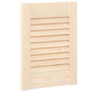 vidaXL Anta con Design a Lamelle 39,5x29,5 cm in Legno di Pino, Porta della mobilia, Porta dell'Armadio, Pannello a lamelle in Legno
