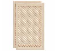 vidaXL Ante con Design a Reticolo 2 pz 59,5x99 cm in Legno di Pino
