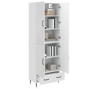vidaXL Set di 2 armadi 66 x 34,5 x 95 cm, in legno di ingegneria, set di mobili moderni, ideale per esterni, salvaspazio in soggiorno, decorazione funzionale, sedili ergonomici