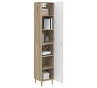 vidaXL Set di 2 armadi, 33 x 34,5 x 90 cm, in legno di ingegneria, mobili eleganti, salvaspazio, set modulare e multifunzionale, pratici per una casa moderna