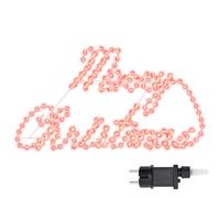 vidaXL Insegna di Natale con 216 LED Rosso 99 x 55 x 13 cm Ferro, Soggiorno, Luci di Natale Moderne, Design Festivo, Decorazioni stagionali, Ornaments per Esterno
