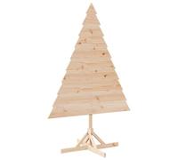 vidaXL Albero di Natale Decorativo in Legno 180 cm in Legno Massello, Decorazione Albero di Natale in Legno, Albero di Natale, Albero Natalizio in Legno