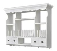 vidaXL Pensile da Cucina in Legno Bianco