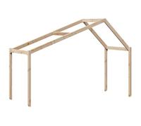 vidaXL Tetto per letto bambini 213x85,5x144,5 cm legno massello di pino