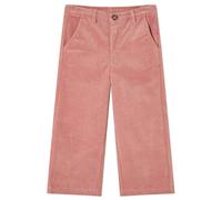 vidaXL Pantaloni per Bambini Velluto a Coste Rosa Antico 92