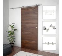 VIDAXL - Kit Binari Porta Scorrevole 183 Cm Acciaio Inossidabile Argento