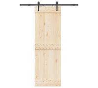 vidaXL Kit di Binari per Porte Scorrevoli 152,5 cm Acciaio Nero
