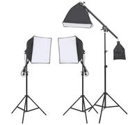 VIDAXL - Kit Di Illuminazione Da Studio Con Treppiedi E Softbox