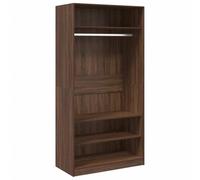 vidaXL Armadio Rovere - in legno multistrato 100x50x200 cm Marrone