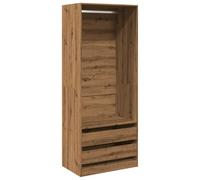 vidaXL Armadio Rovere Artigianale 80x50x200 cm in Legno Multistrato