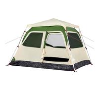 vidaXL Tenda a Cupola da Campeggio 4 Persone Verde a Rilascio Rapido