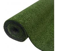 vidaXL Prato Artificiale 7/9 mm 1x10 m Verde