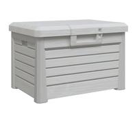 vidaXL Contenitore per cuscini Grigio 73x50,5x46,5 cm in polipropilene