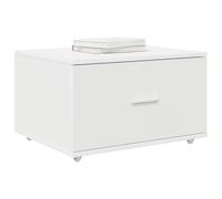 vidaXL Armadio a cassetti con ruote bianco 55x45x33,5 cm MDF – Ampio spazio