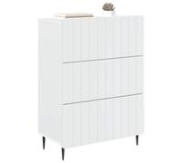 vidaXL Ladenkast Wit 66 x 34,5 x 92 cm Bewerkt hout