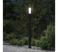 vidaXL Lampada a paletto 110 cm Nera IP44