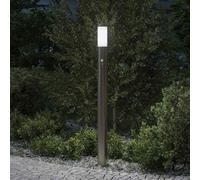 vidaXL Lampada a paletto con sensore 110 cm Acciaio Inox IP44