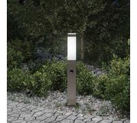 vidaXL Lampada a paletto con sensore 50 cm Acciaio Inox IP44