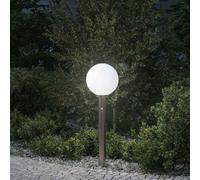 vidaXL Lampada a paletto con sensore 80 cm Acciaio Inox IP44