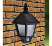 vidaXL Lampada a parete da giardino solare con sensore di movimento
