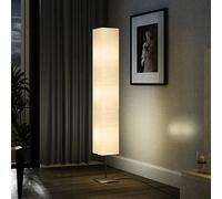 vidaXL Lampada a Piantana con Supporto in Acciaio 170 cm Beige