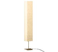 vidaXL Lampada a Piantana con Supporto in Acciaio 170 cm Beige