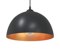 vidaXL Lampada a Sospensione 2 pz Regolabile E27 Nero Ø 30 cm Metallo