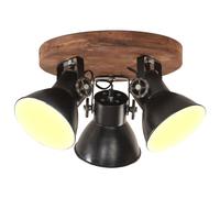 vidaXL Lampada a Sospensione Industriale 25 W Nero 42x27 cm E27