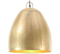 VIDAXL - Lampada A Sospensione Industriale 25 W Ottone Rotonda 42 Cm E27