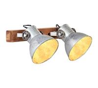VIDAXL - Lampada da Parete in Stile Industriale Argento 45x25 cm E27