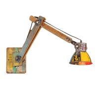 vidaXL Lampada da Parete in Stile Industriale Rotonda Multicolore E27