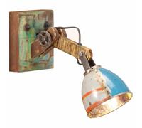 vidaXL Lampada da Parete in Stile Industriale Rotonda Multicolore E27