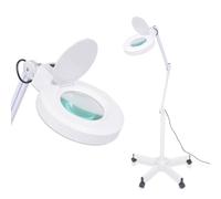 vidaXL Lampada da Pavimento con Lente Ingrandimento a Stelo da Terra Piantana