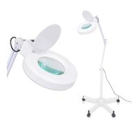 vidaXL Lampada da Pavimento con Lente Ingrandimento a Stelo da Terra Piantana