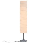 vidaXL Lampada da Pavimento con Supporto 121cm Bianca E27