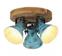 vidaXL Lampada da Soffitto 25 W Blu Anticato 35x35x25 cm E27