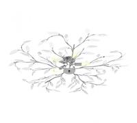 VidaXL Lampada da Soffitto Foglie di Vetro 5xE14