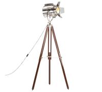 vidaXL Lampada da Terra a Treppiede Legno Massello di Mango 180 cm