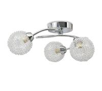 vidaXL Lampada Pendente con 3 Lampadine G9 120 W Luce Lampadario da Soffitto