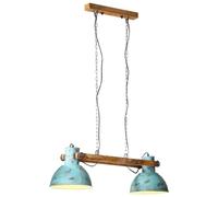 vidaXL Lampada Pensile 25 W Blu Anticato 85x28x109 cm E27