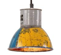 vidaXL Lampada Sospesa Industriale 25 W Multicolore Rotonda 17 cm E27