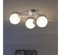 vidaXL Lampadario da Soffitto con 3 Lampadine LED G9 120 W