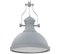 VIDAXL - Lampadario Grigio Rotondo E27
