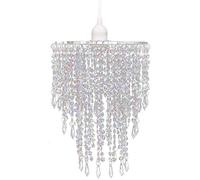 vidaXL Lampadario Sospeso in Cristallo 22,5 x 30,5 cm