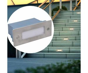 vidaXL Lampade da Incasso a LED 12 pz per Scale 44x111x56 mm