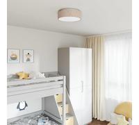 vidaXL Lampade da soffitto con paralume stellato Tortora Ø 38 cm Tessuto E27