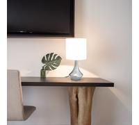 vidaXL Lampade da Tavolo 2 pz Pulsanti Touch Bianche E14