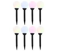 vidaXL Lampade Solari da Esterno 8 pz LED Sferiche 15 cm RGB