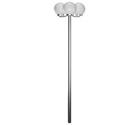 Lampione da Giardino con 3 Lampade 220 cm