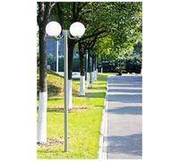vidaXL - Lampione Da Giardino Monate H. 220 Cm, 2 Lampade